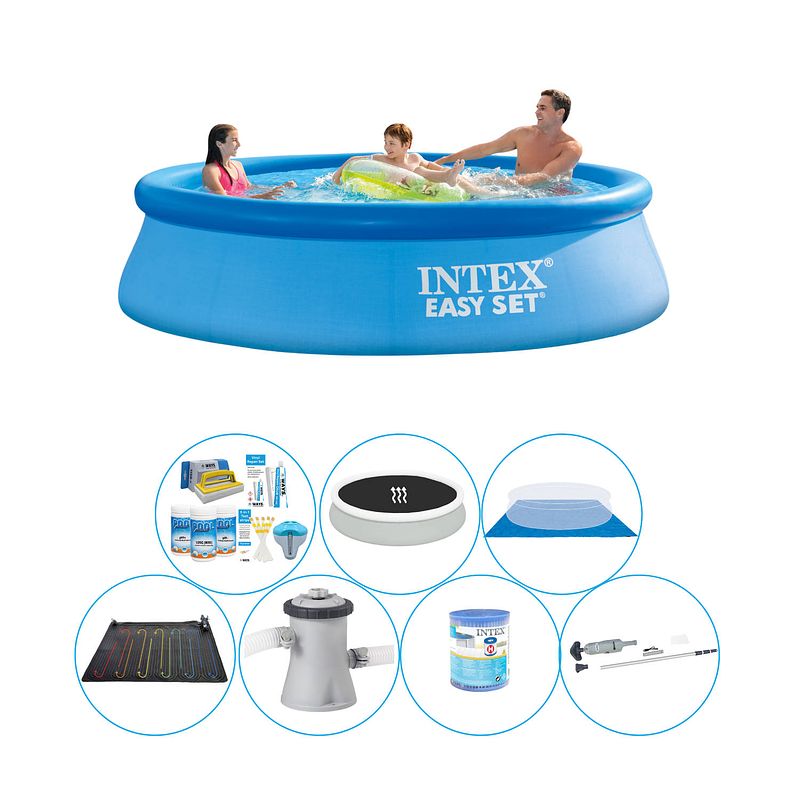 Foto van Slimme zwembad deal - intex easy set rond 305x76 cm