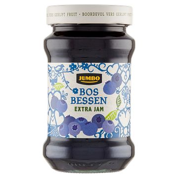 Foto van Jumbo bosbessen extra jam 440g