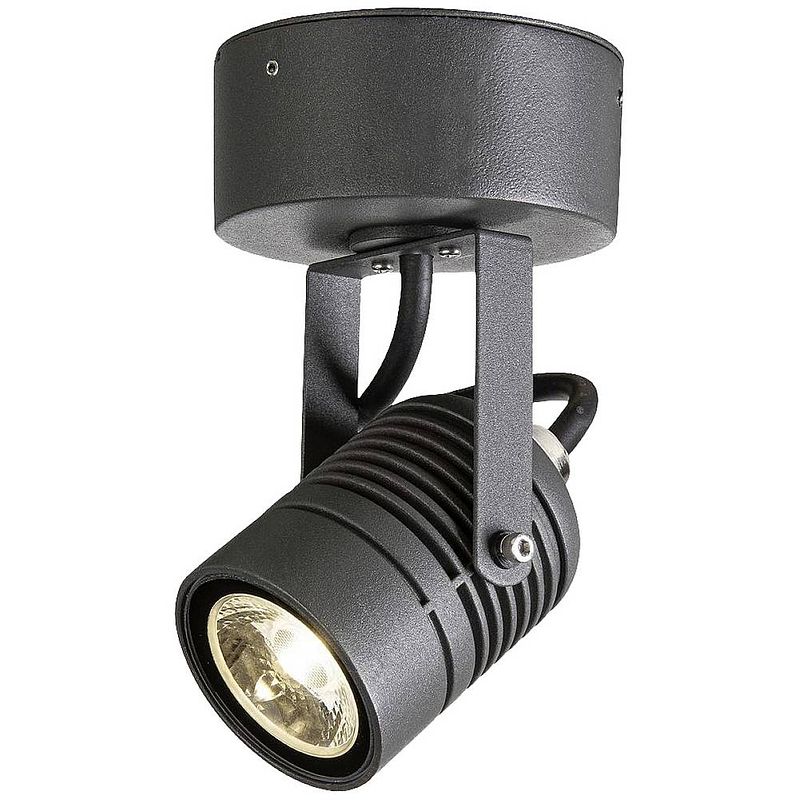 Foto van Slv led spot 1004649 led-buitenlamp (wand) led vast ingebouwd 6 w antraciet