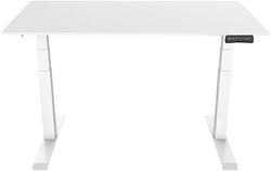 Foto van Euroseats elektrisch zit sta bureau 140 x 80 wit/wit