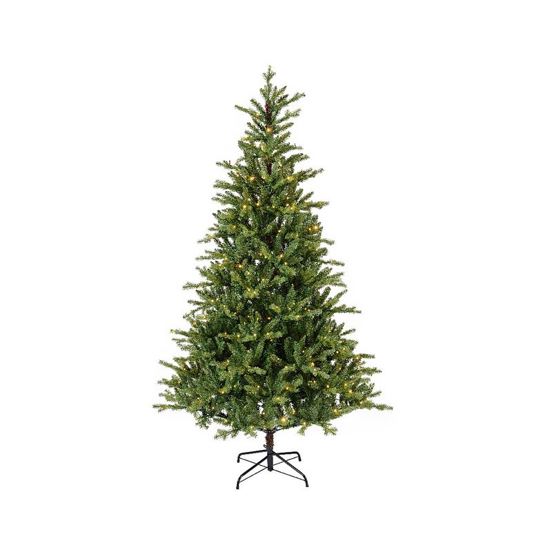 Foto van Everlands - kunstkerstboom allison pine groen 210 cm met 430 led indoor