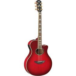 Foto van Yamaha apx1000 crimson red burst elektrisch-akoestische gitaar