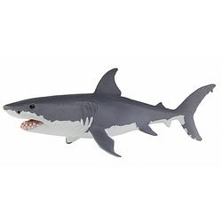 Foto van Speelgoed figuur grote witte haai van plastic 13 cm - speelfiguren