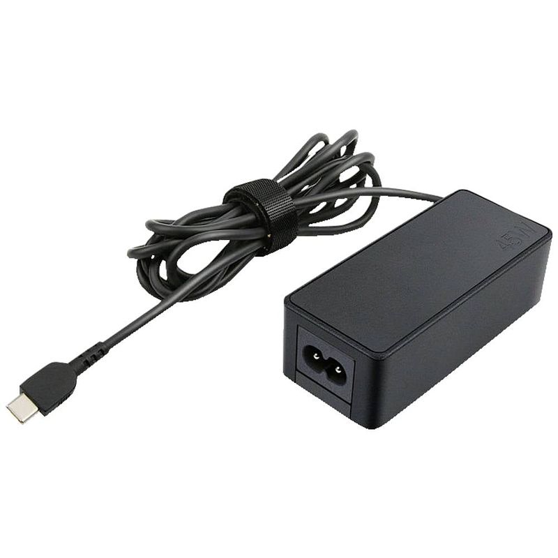 Foto van Lenovo usb-c 45w ac adapter laptop netvoeding 45 w