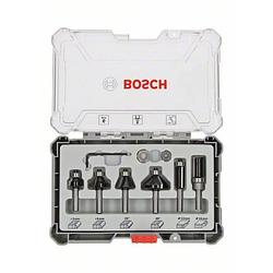 Foto van Bosch accessories 2607017469 rand- en kantfreesset, 8 mm schacht, 6-delig n/a