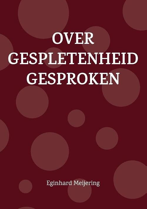 Foto van Over gespletenheid gesproken - eginhard meijering - paperback (9789464065732)