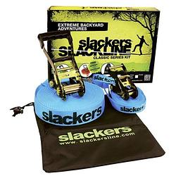Foto van Slackers slackline-set 15 meter blauw