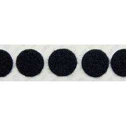 Foto van Velcro® e20102233011425 klittenband punten om vast te plakken lusdeel (ø) 22 mm zwart 1000 stuk(s)