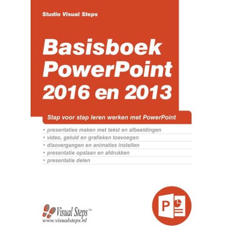 Foto van Basisboek powerpoint 2016 en 2013