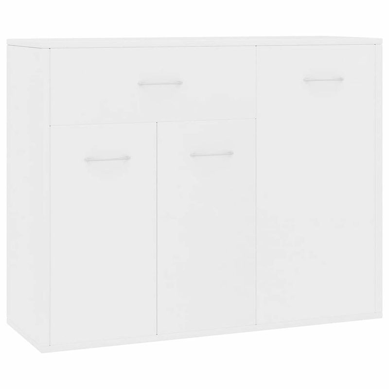 Foto van Vidaxl dressoir 88x30x70 cm spaanplaat wit