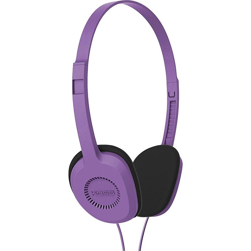 Foto van Koss kph8v on ear koptelefoon kabel violet lichtgewicht