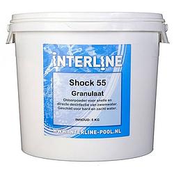 Foto van Interline zwembadreiniger shock 55 granulaat 5 kg