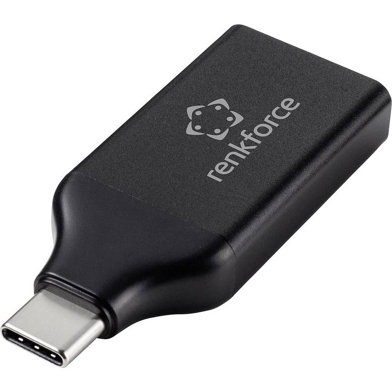 Foto van Renkforce usb 2.0 adapter [1x usb-c 2.0 stekker - 1x displayport bus] renkforce