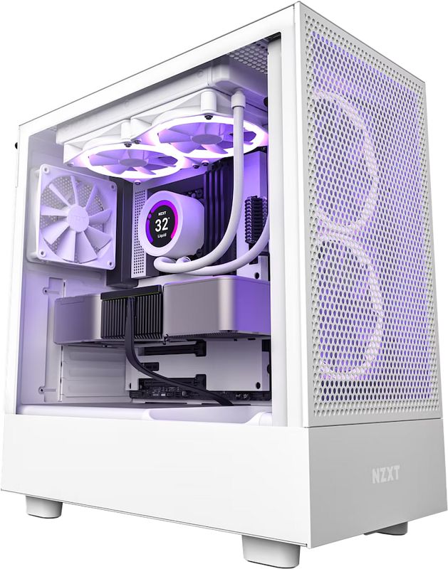 Foto van Nzxt h5 flow wit