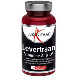 Foto van Lucovitaal levertraan vitamine a & d capsules