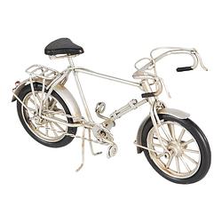 Foto van Clayre & eef grijze model fiets 16*5*9 cm 6y3385