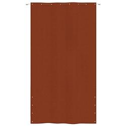 Foto van The living store balkonscherm oxford terracotta - 160 x 240 cm - waterbestendig