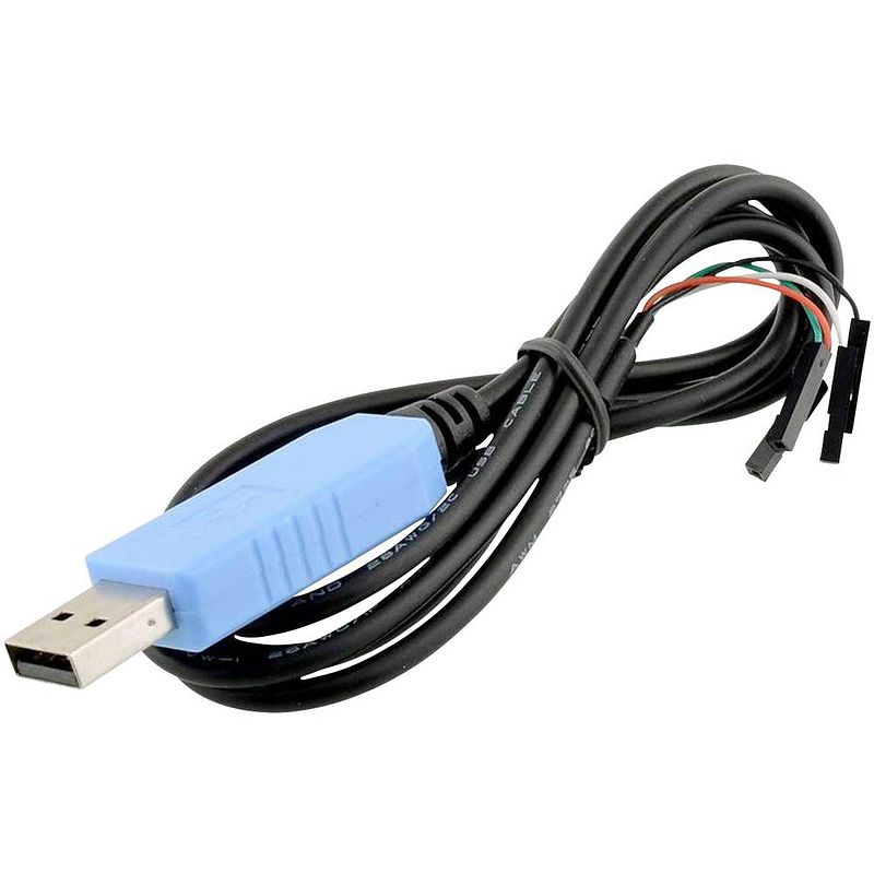 Foto van Radxa rockpi_usb_ttl jumperkabel rock pi [1x usb-a 2.0 stekker - 4x draadbrug-bus] 1.50 m zwart