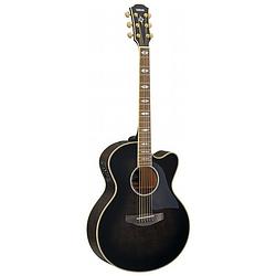 Foto van Yamaha cpx1000 tbl elektrisch-akoestische western gitaar zwart