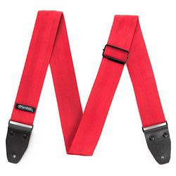 Foto van Dunlop dst7001rd deluxe seatbelt strap gitaarband rood