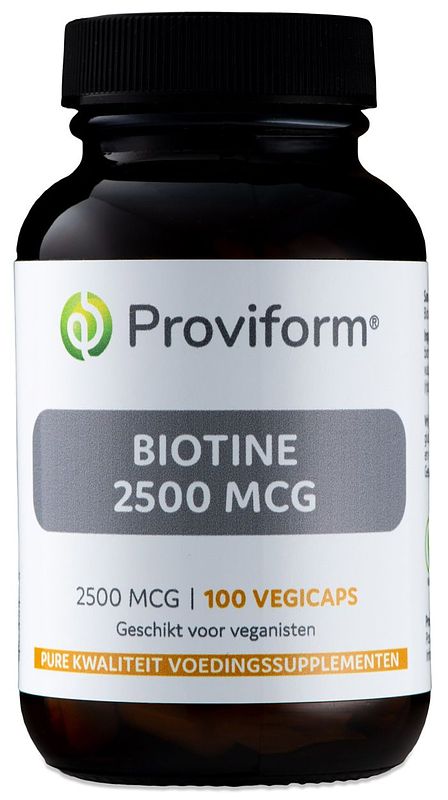 Foto van Proviform biotine 2500mcg vegicaps 100st