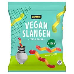 Foto van Jumbo vegan slangen zoet & zacht 200g