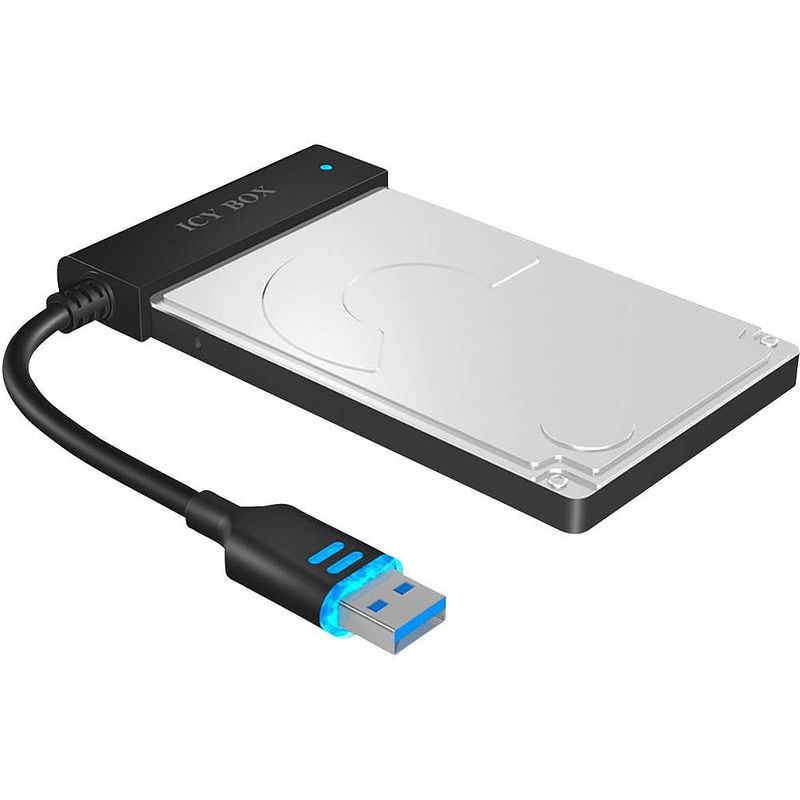 Foto van Icy box ib-ac603l-u3 2.5 harde schijf behuizing 2.5 inch usb 3.2 gen 1 (usb 3.0)