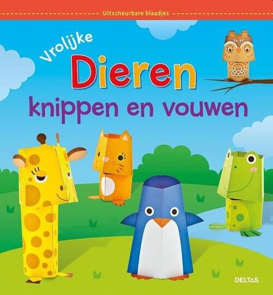 Foto van Vrolijke dieren knippen en vouwen