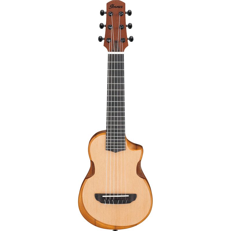 Foto van Ibanez aup10n open pore natural guitalele / piccolo gitaar met gigbag