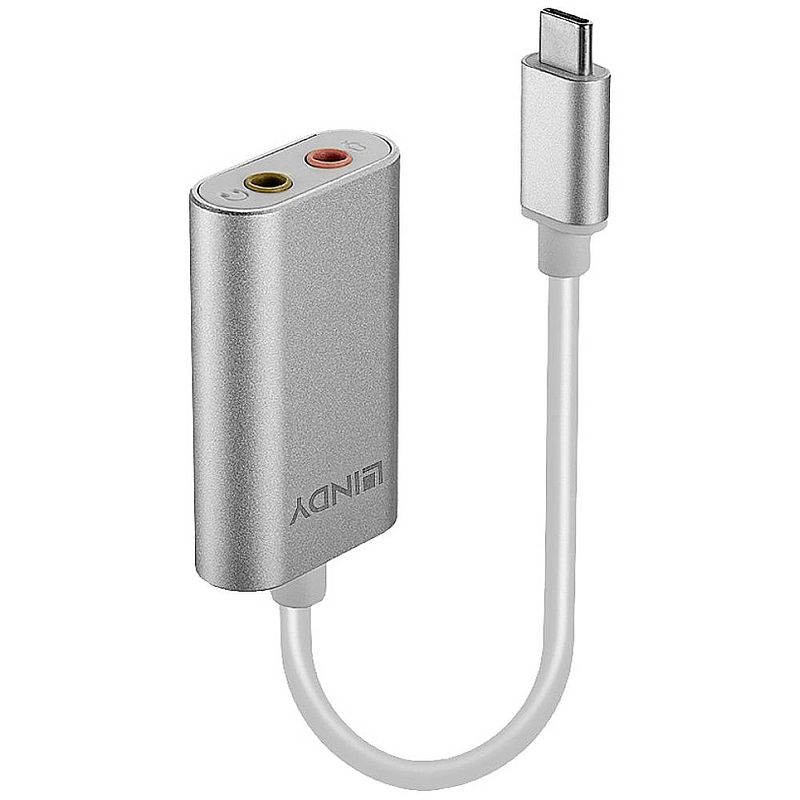 Foto van Lindy av converter 42711 [usb-c - jackplug]