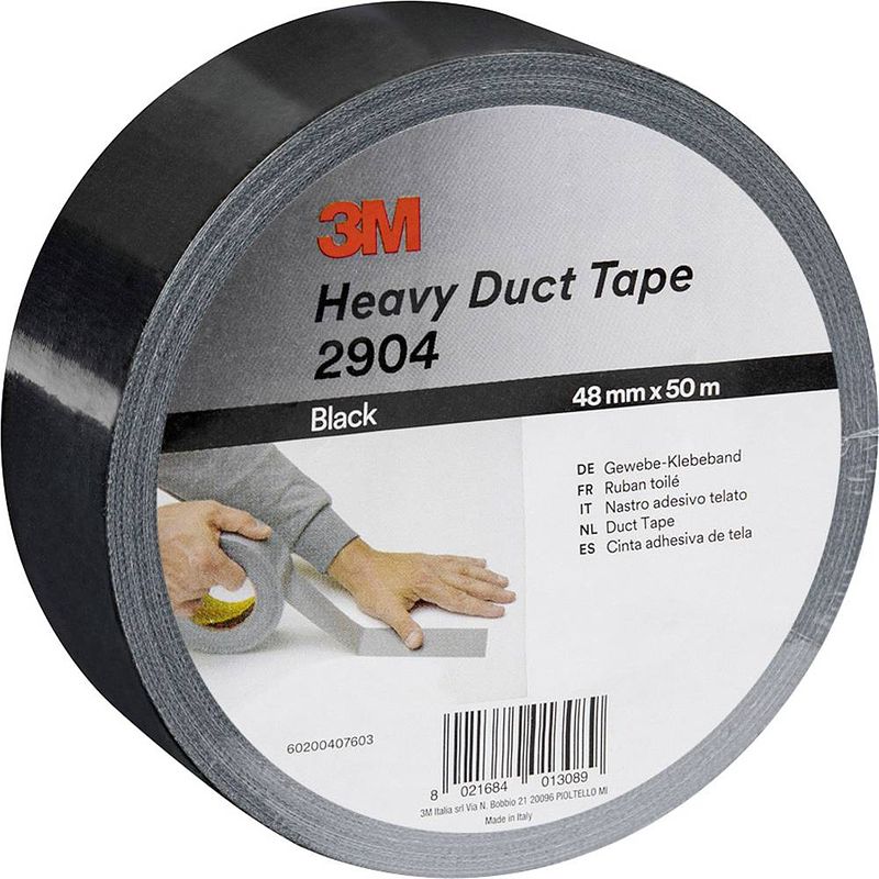 Foto van 3m 2904 2904d4850s textieltape 3m 2904 zilver (l x b) 50 m x 48 mm 1 stuk(s)