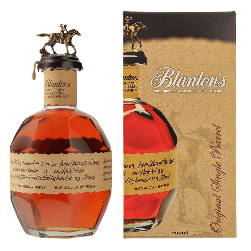 Foto van Blanton'ss original 70cl whisky + giftbox