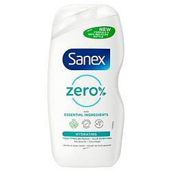 Foto van Hydraterende douchegel sanex zero% voor alle huidtypes {500ml} bij jumbo