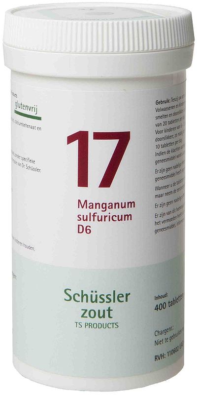 Foto van Pfluger celzout 17 manganum sulfuricum d6 tabletten