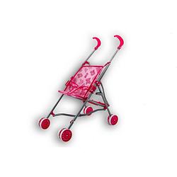 Foto van Jonotoys poppenbuggy 45 x 13 x 58 cm roze