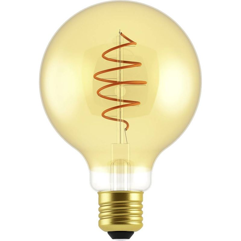 Foto van Nordlux 2080182758 led-lamp energielabel g (a - g) e27 globe 5 w goud (ø x l) 95 mm x 140 mm dimbaar 1 stuk(s)