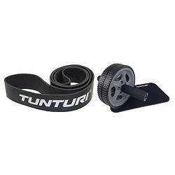 Foto van Tunturi - fitness set - weerstandsband zwart - extra heavy - trainingswiel