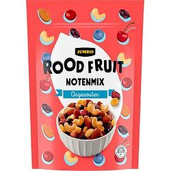 Foto van Jumbo rood fruit notenmix ongezouten 200g