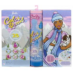 Foto van Barbie adventskalender color reveal meisjes 8 x 32 cm 26-delig