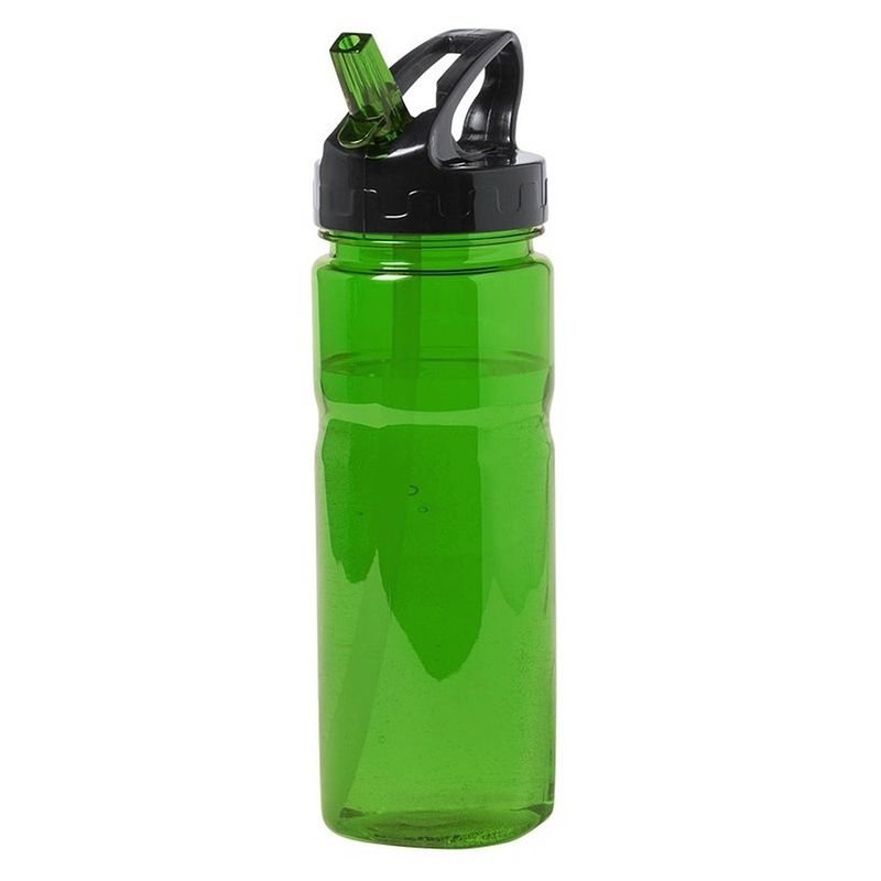 Foto van Groene drinkfles/waterfles 650 ml - drinkflessen