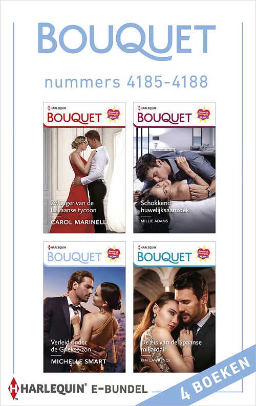 Foto van Bouquet e-bundel nummers 4185 - 4188 - carol marinelli - ebook (9789402547313)