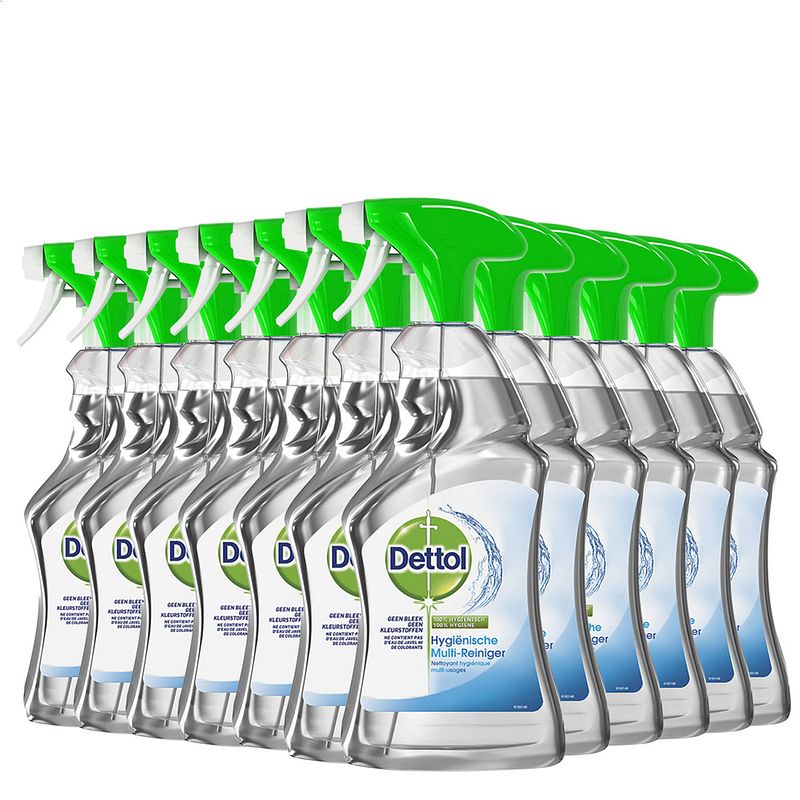 Foto van Dettol allesreiniger spray power & fresh - multireiniger - 500ml x12