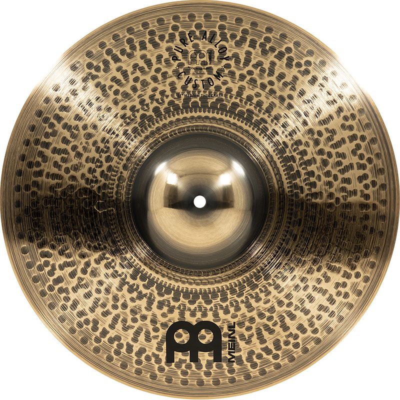 Foto van Meinl pac18mtc pure alloy custom medium thin crash 18 inch