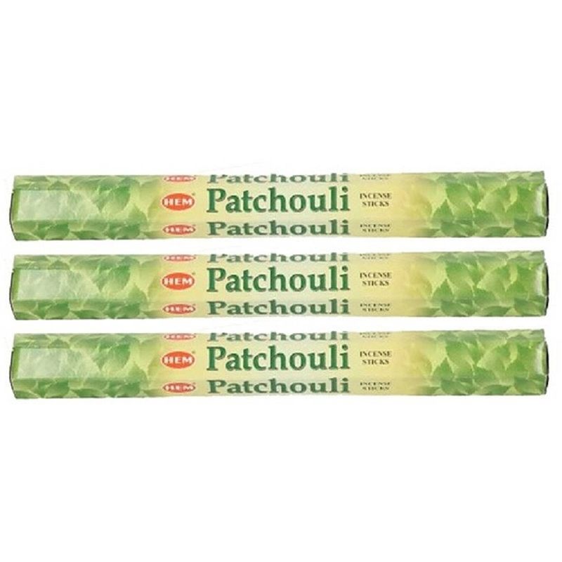 Foto van Wierook stokjes patchouli 80x stuks - anti stress - rustgevend - geurstokjes