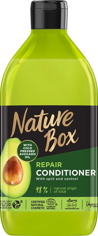 Foto van Nature box avocado repair conditioner 385ml bij jumbo