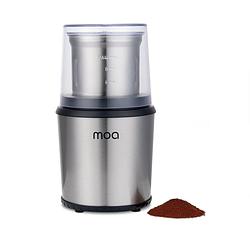 Foto van Moa koffiemolen elektrisch rvs - koffiemolen voor bonen - bpa-vrij - 75 gram - cg803