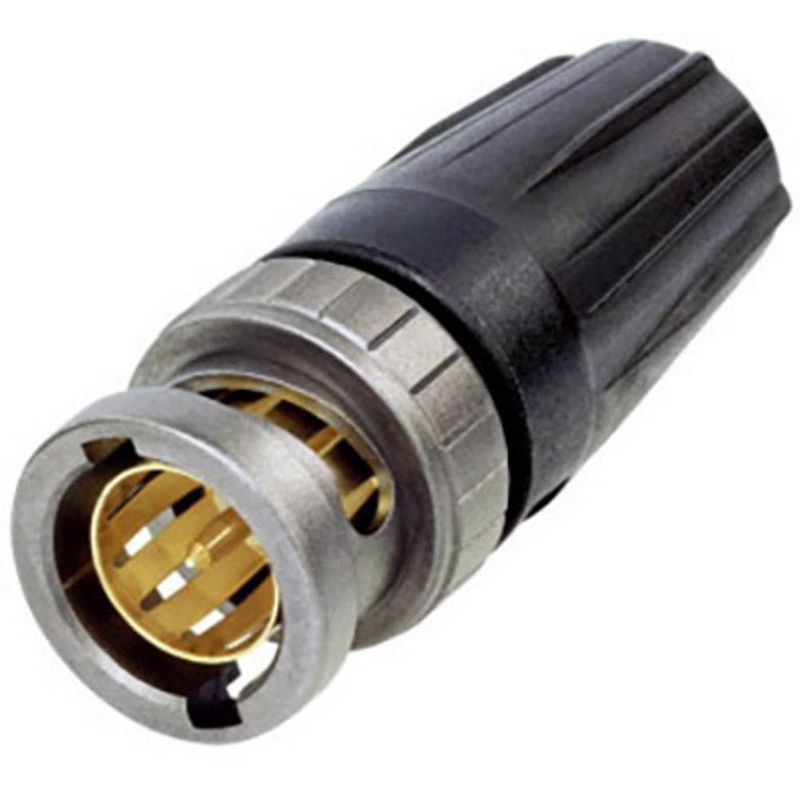 Foto van Neutrik neutrik nbnc75bfg7x bnc-connector stekker, recht 75 ω 1 stuk(s)