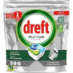 Foto van Dreft platinum all in one vaatwascapsules original 31 capsules bij jumbo