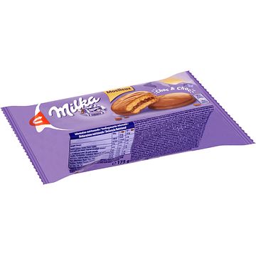 Foto van 2e halve prijs | milka choc & choc cakejes met chocolade 7 stuks 175g aanbieding bij jumbo