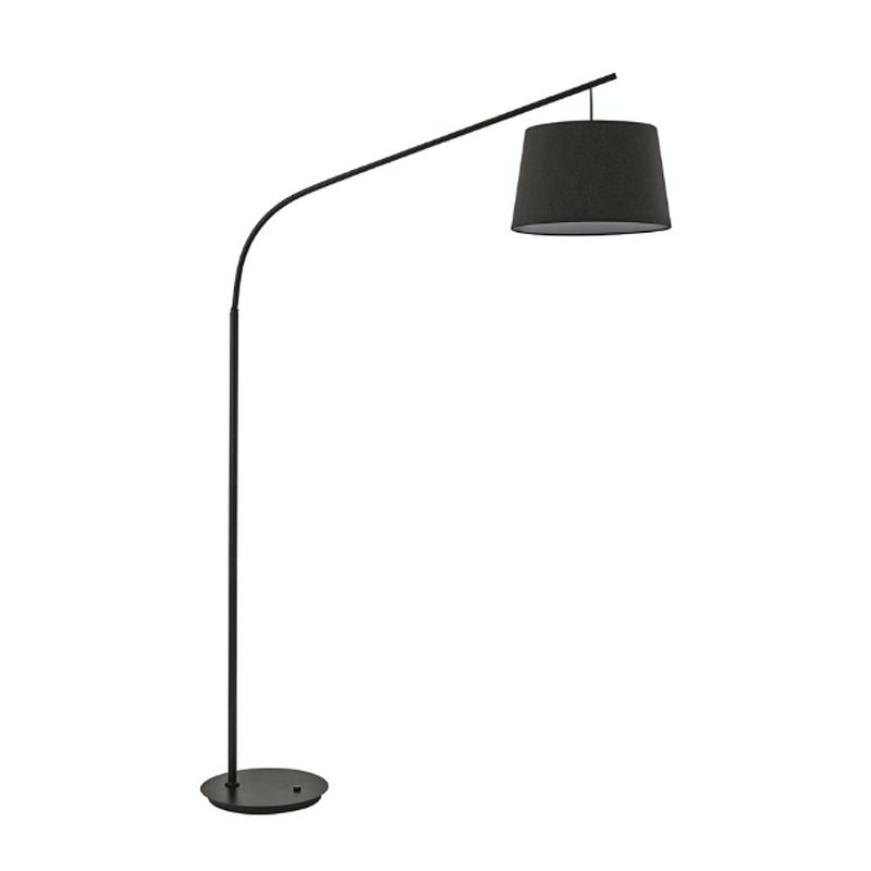 Foto van Ideal lux - daddy - vloerlamp - metaal - e27 - zwart